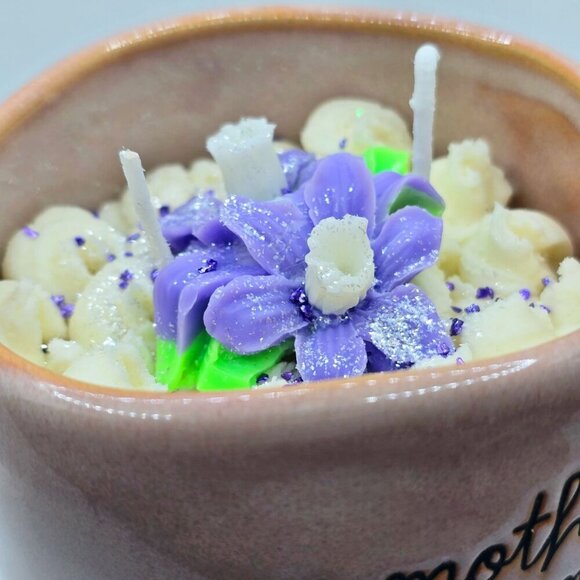 Rae Dunn ✦ A Mother’s Love Pink Ceramic Mug Candle ✦ Purification Blend 16oz NWT - Picture 5 of 9